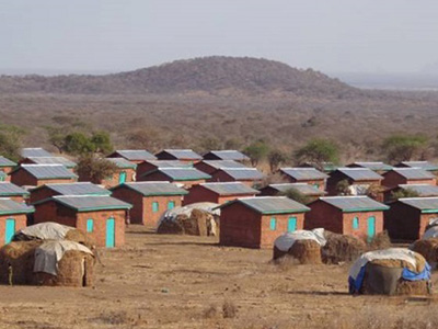 Transitional Shelters in Dillo and Megado
